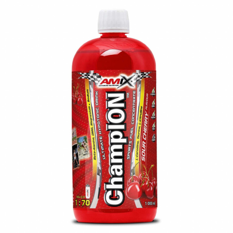AMIX ChampION Sports Fuel 1000ml Příchuť: Višeň
