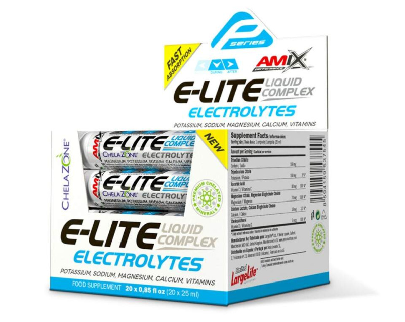 Amix Nutrition Amix E-lite Electrolytes 20x25 ml - pomeranč