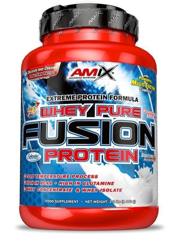 AMIX Whey Pure Fusion Protein, 1000 g Příchuť: Mocha/Čokoláda/Coffe