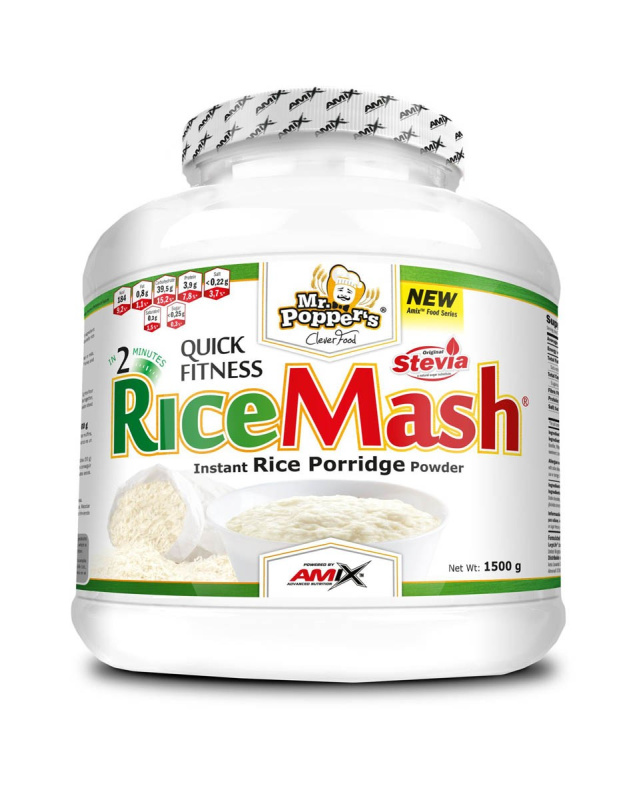 AMIX Mr. Popper´s RiceMash, 1500 g (Rýžová kaše) Příchuť: Bílá čokoláda