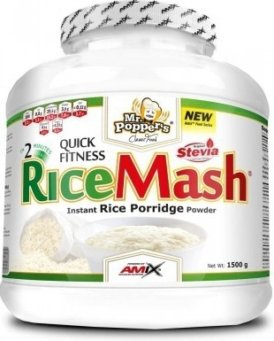AMIX Mr. Popper´s RiceMash, 1500 g (Rýžová kaše) Příchuť: Arašídová sušenka