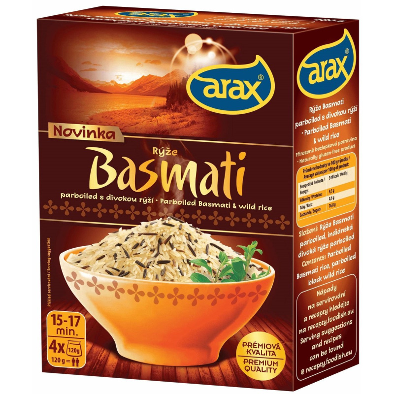 Arax VS Rýže Basmati parboiled s divokou rýží