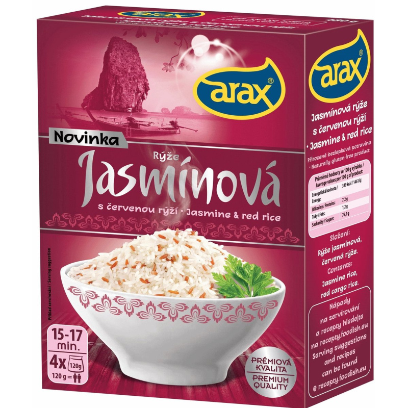 Arax VS Rýže jasmínová s červenou rýží