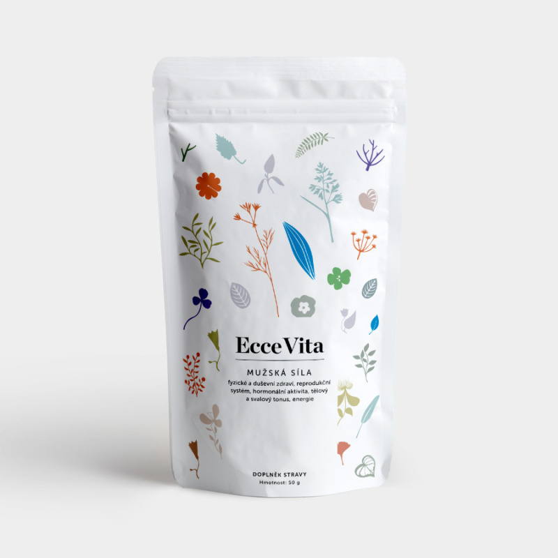 EcceVita Bylinný čaj Mužská síla, 50g