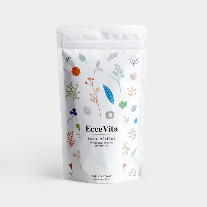 EcceVita Bylinný čaj Silné měsíčky, 50g