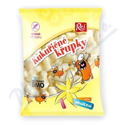 REJ Křupky kukuřičné s příchutí vanilky 90 g