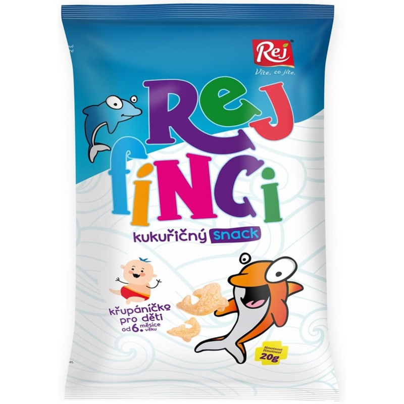 REJ Rejfínci kukuřičný snack bez soli