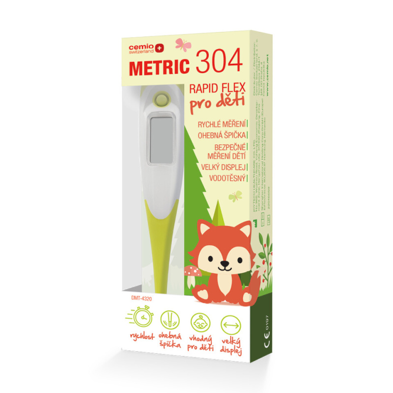 CEMIO Metric 304 Rapid flex teploměr digitální dětský