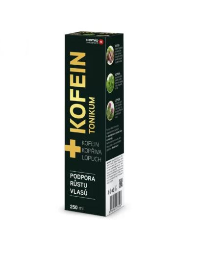 Cemio Kofein tonic energizující tonikum stimulující růst vlasů 250 ml