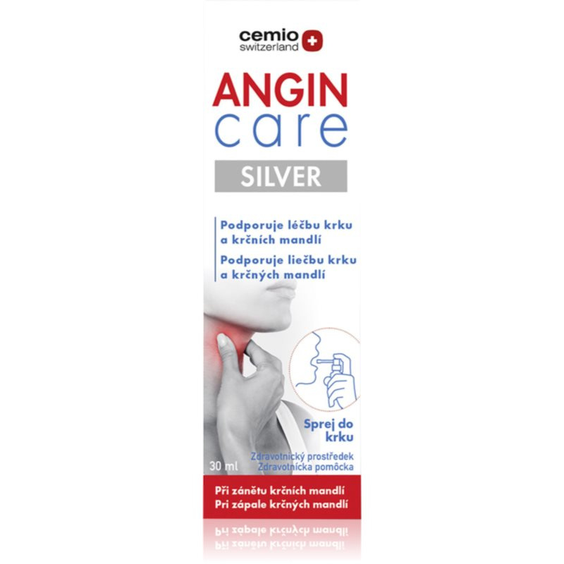 Cemio Angin Care Silver sprej do krku 30 ml