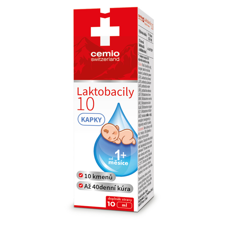 CEMIO Laktobacily 10 kapky 10 ml
