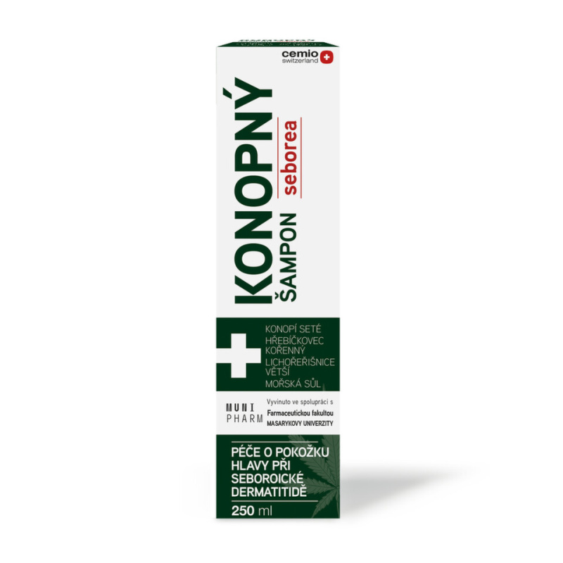 Cemio Konopný šampon Seborea 250 ml