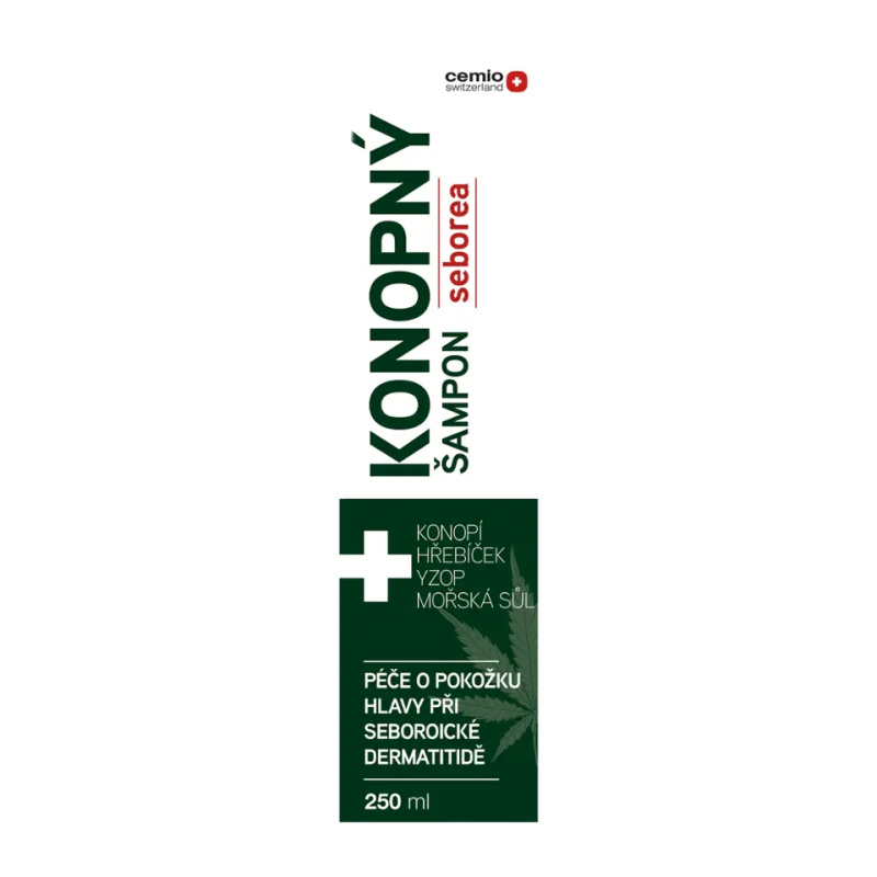 Cemio Konopný šampon Seborea 250 ml