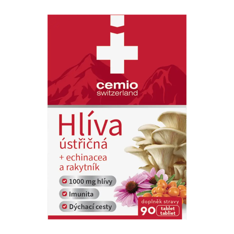 Cemio Hlíva s rakytníkem a echinaceou 90 tablet