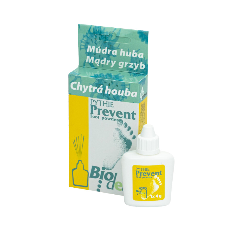 PYTHIE BIODEUR Chytrá houba Prevent Foot Powder 4 g