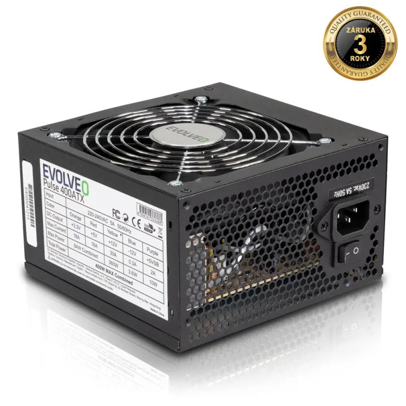 EVOLVEO 400W bulk (EP400PP12B) Černá