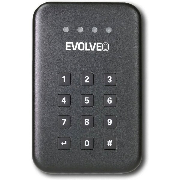 EVOLVEO 2.5" Encrypt 1, externí rámeček na HDD, USB 3.0 (BS-KEY25)