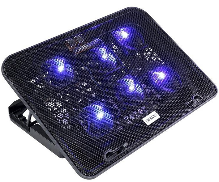 Chladící podložka Evolveo Ania 3 pro NTB 14" / 5 poloh / 2x USB 2.0 / černá Varianta: ivi1