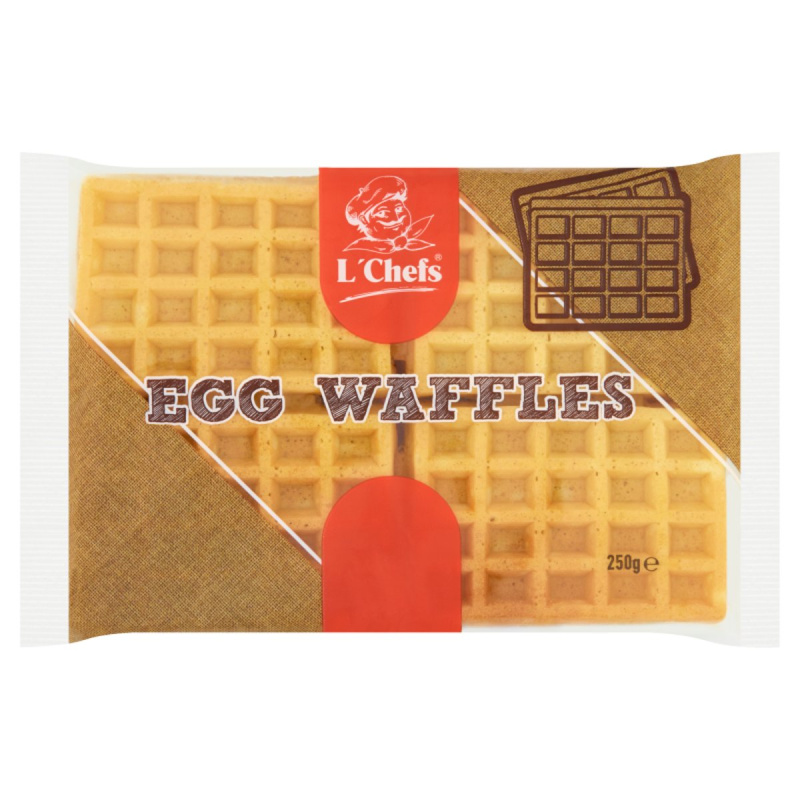 L’Chefs vaječné wafle