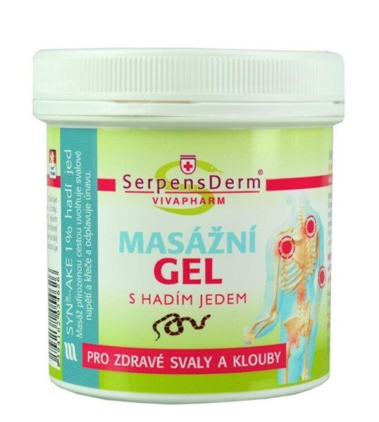 SERPENSDERM Masážní gel s hadím jedem 250ml
