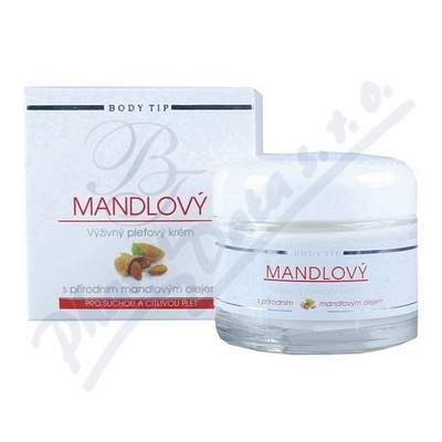 BODY TIP Mandlový výživný krém suchá citlivá pleť 50ml