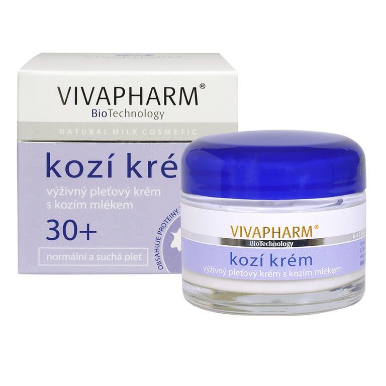 VIVAPHARM Kozí krém výživný pleťový krém 50 ml