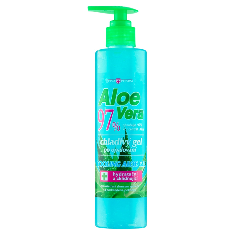 VIVACO Chladivý gel po opalování s Aloe Vera 97% 250 ml