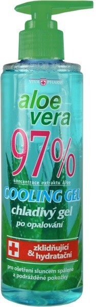 VIVACO Chladivý gel po opalování s Aloe Vera 97% 250 ml