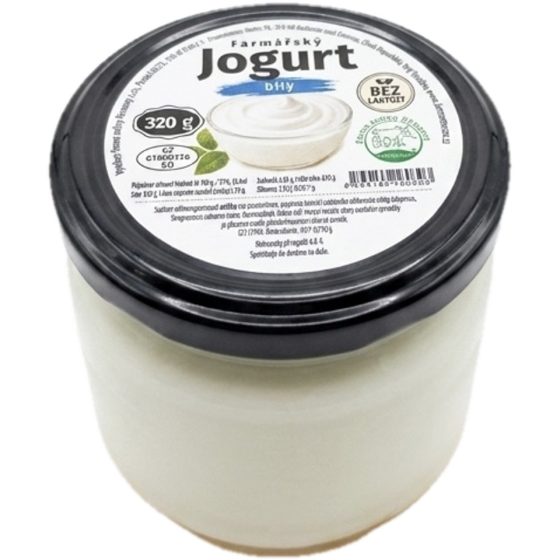 Farma rodiny Němcovi Farmářský jogurt bílý bez laktózy