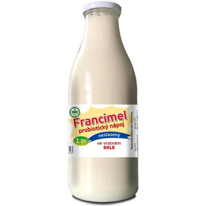 Farma rodiny Němcovy Francimel probiotický nápoj neslazený