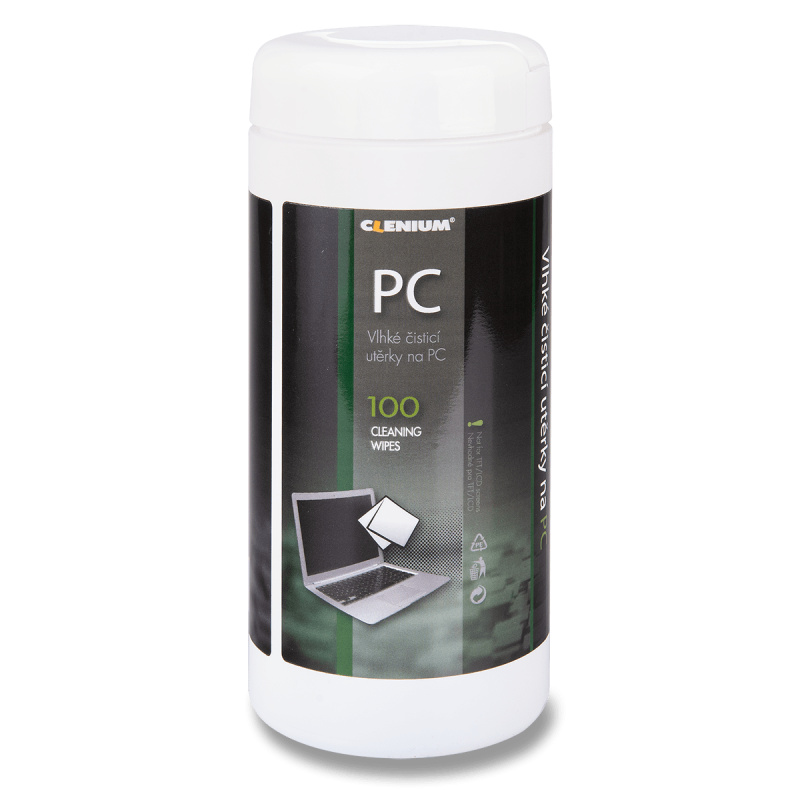 Clenium Cleaning Wipes - vlhké čisticí utěrky na PC - 100 ks