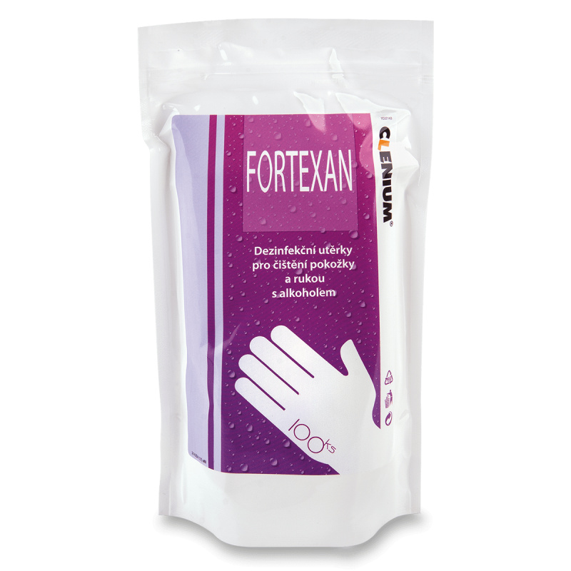 Clenium Fortexan - dezinfekční utěrky - 100 ks