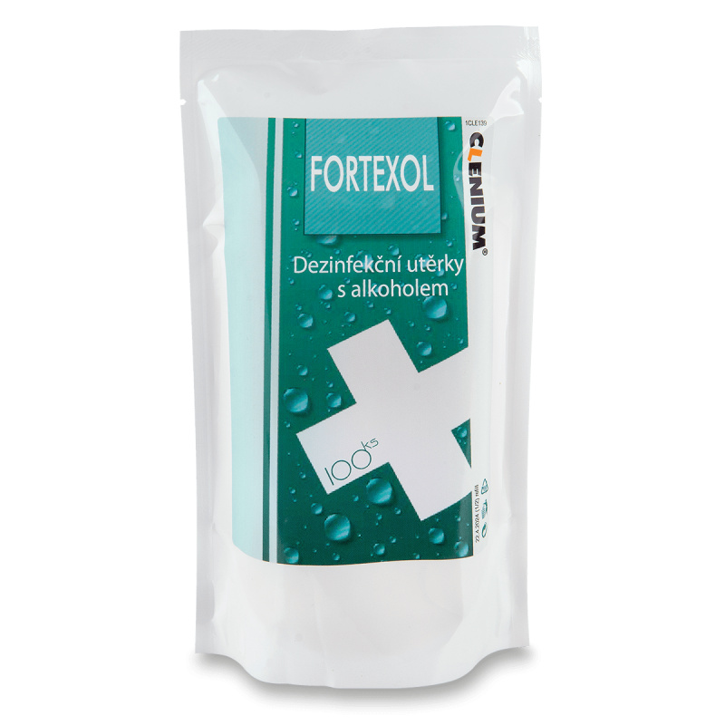 Clenium Fortexol - dezinfekční utěrky - 100 ks
