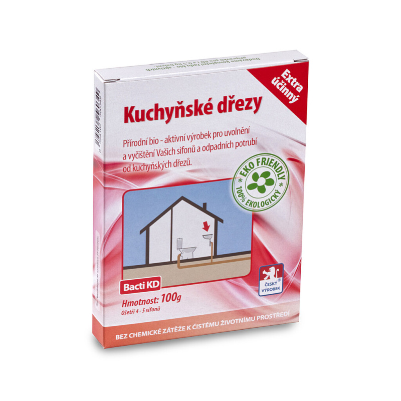 Bacti KD (kuchyňské dřezy) 100 g