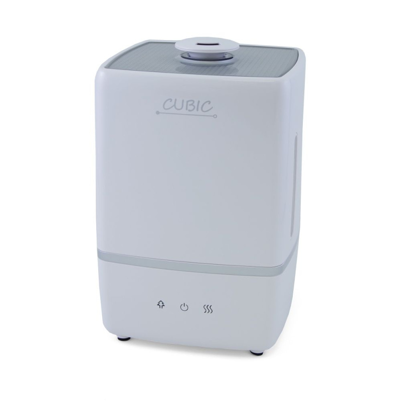 Ultrazvukový zvlhčovač vzduchu s ionizátorem a možností aromaterapie Airbi CUBIC