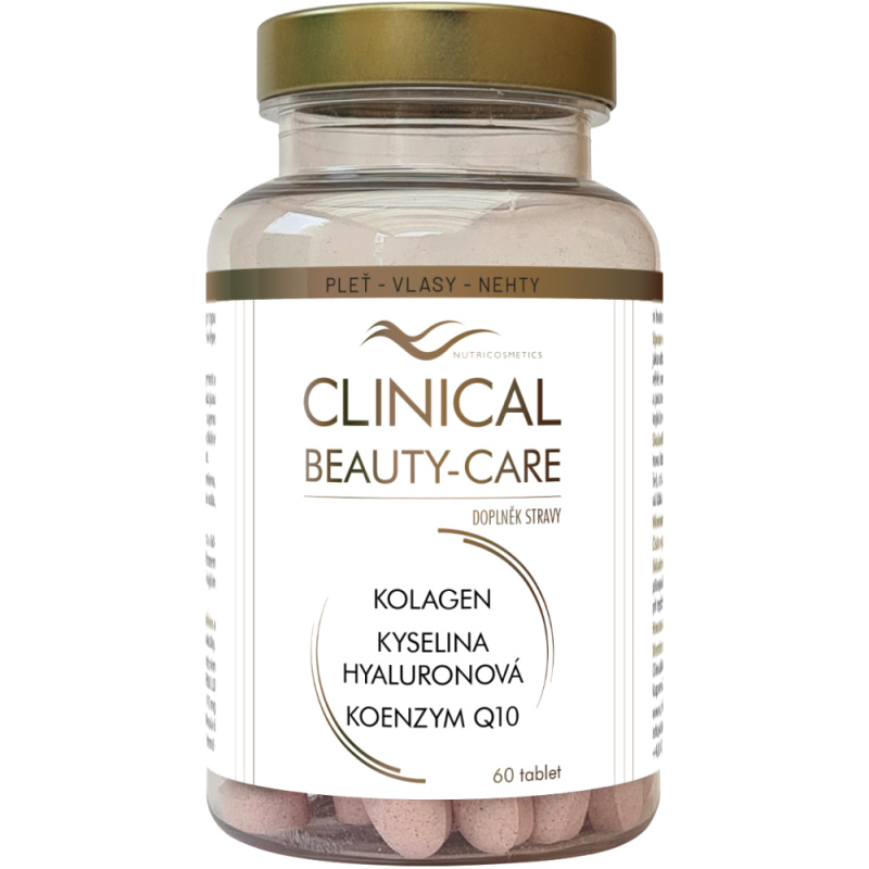 CLINICAL Beauty-care kolagen + kyselina hyaluronová + Q10  60 tablet