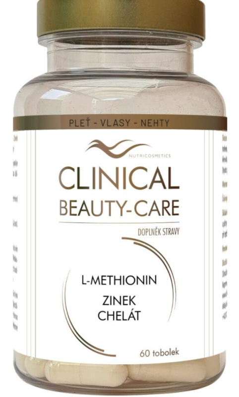CLINICAL Beauty-care L-methionin + zinek chelát 60 tobolek
