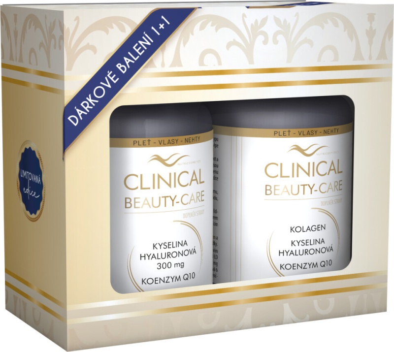 Clinical Beauty-Care Kyselina Hyaluronová + Koenzym Q10 60+60 tobolek