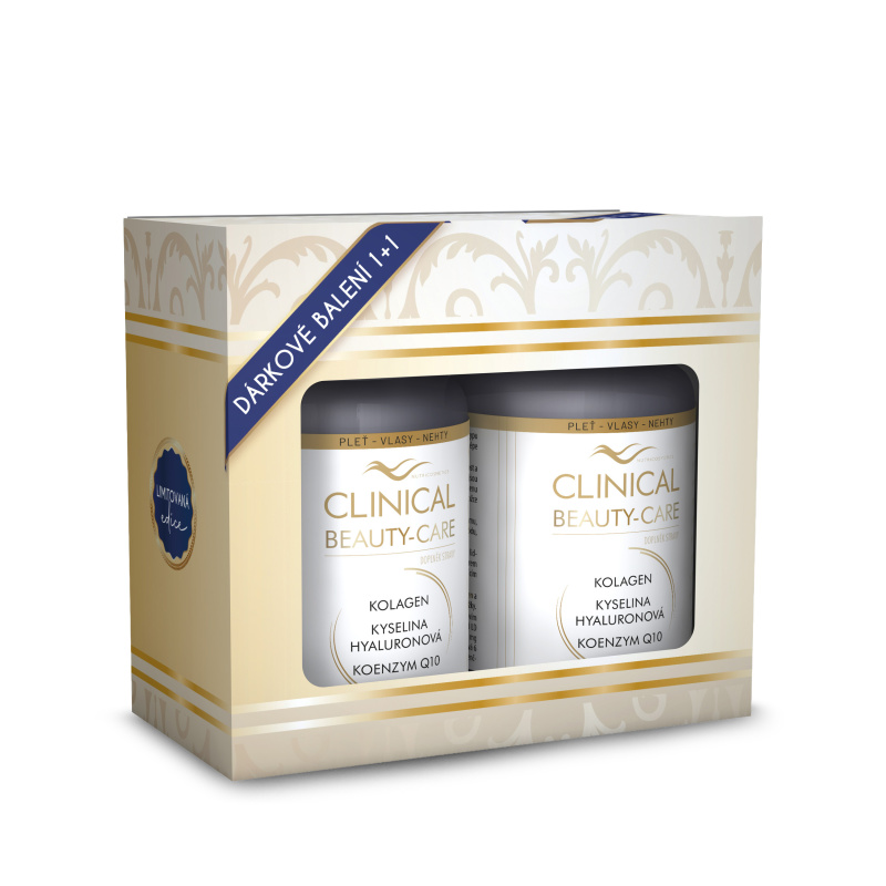 CLINICAL Beauty-care kolagen + kyselina hyaluronová + Q10 60+60 tablet