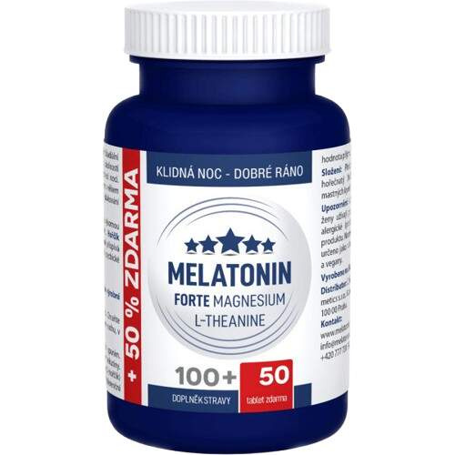 CLINICAL Melatonin Forte Magnesium L-Theanine 100+50 tablet