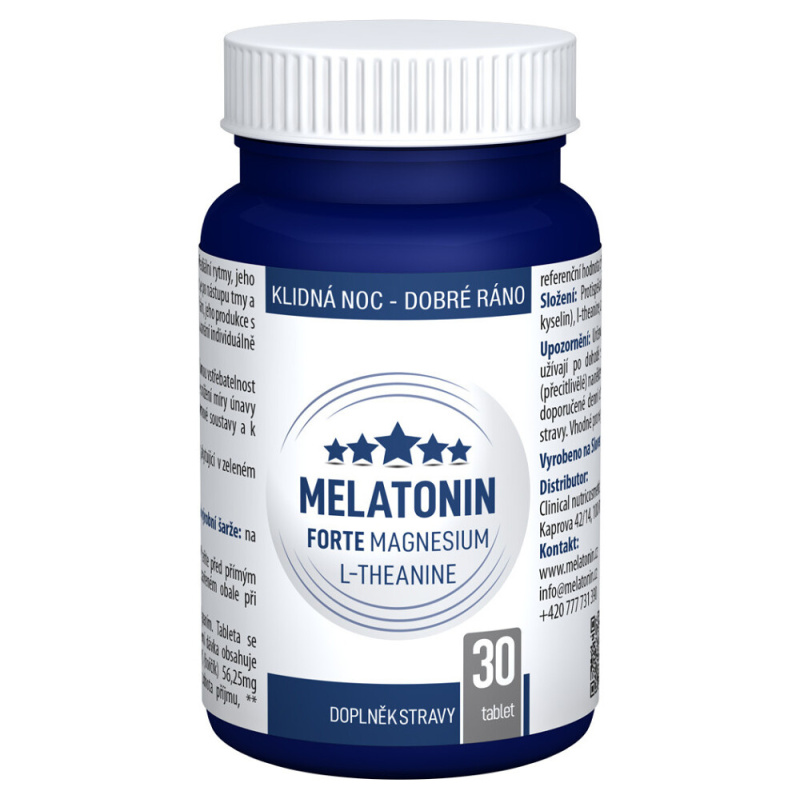 CLINICAL Melatonin Forte Magnesium L-Theanine 30 tablet