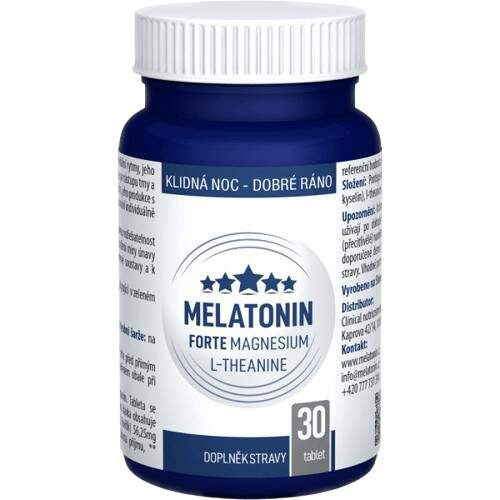 CLINICAL Melatonin Forte Magnesium L-Theanine 30 tablet