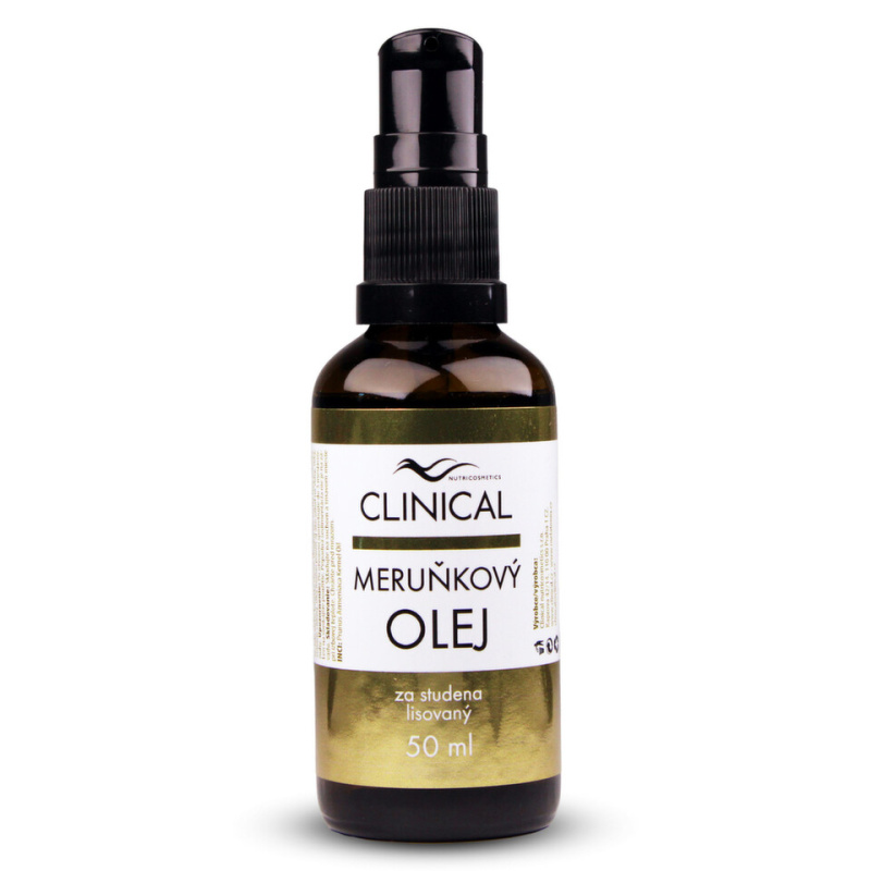 Clinical Meruňkový olej za studena lisovaný 50 ml