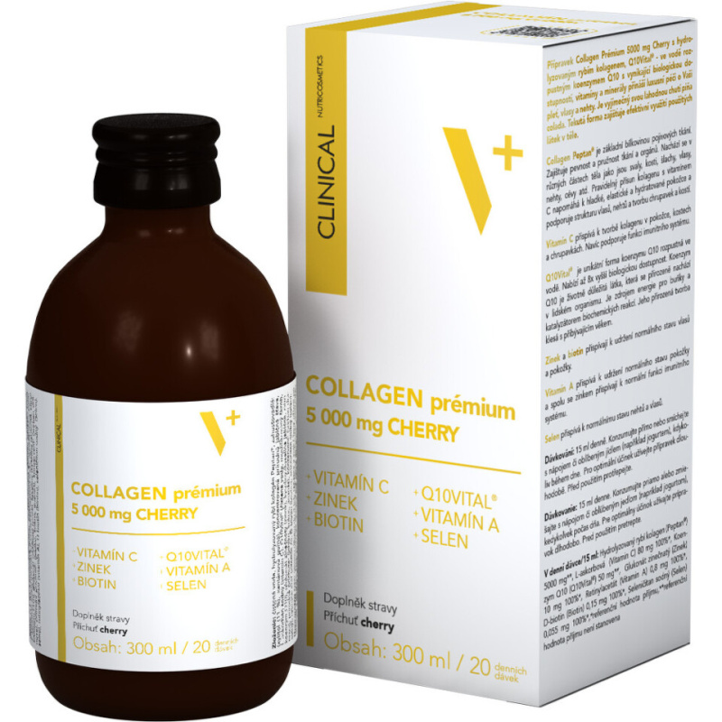 CLINICAL Collagen prémium 5000 mg cherry 300 ml