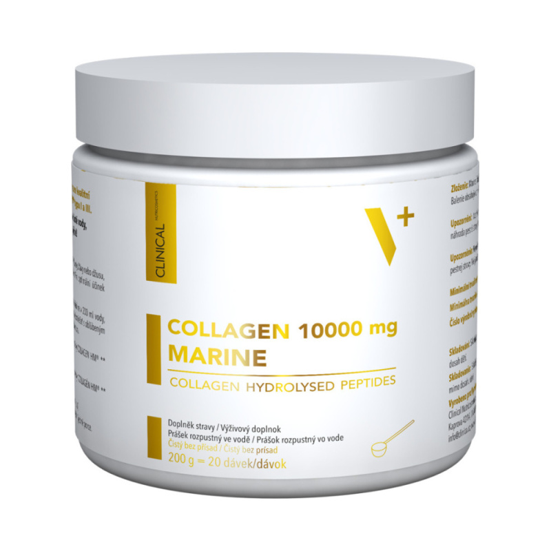 CLINICAL Collagen 10 000 mg marine collagen hydrolysed peptides 200 gramů