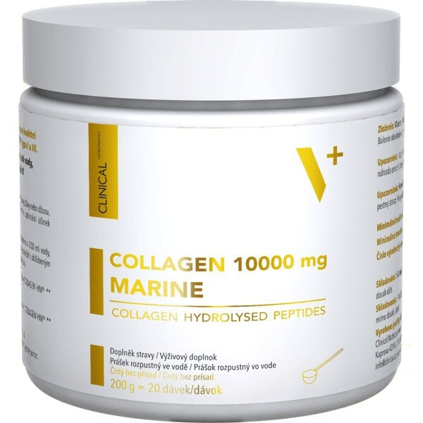 CLINICAL Collagen 10 000 mg marine collagen hydrolysed peptides 200 gramů