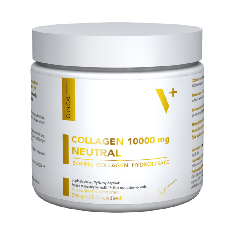 CLINICAL Collagen 10 000mg neutral bovine collagen hydrolysate 200 gramů