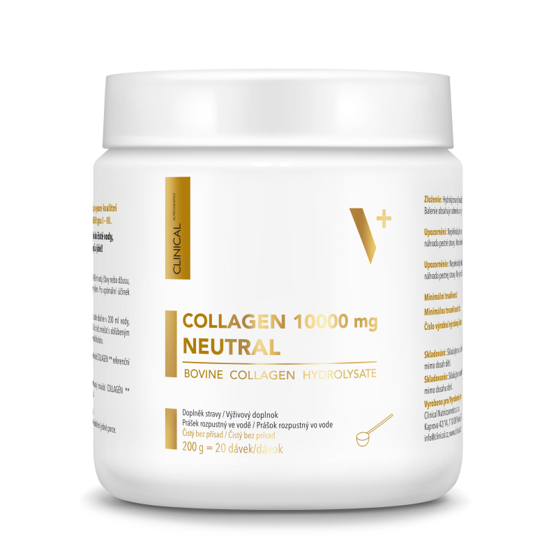 CLINICAL Collagen 10 000mg neutral bovine collagen hydrolysate 200 gramů