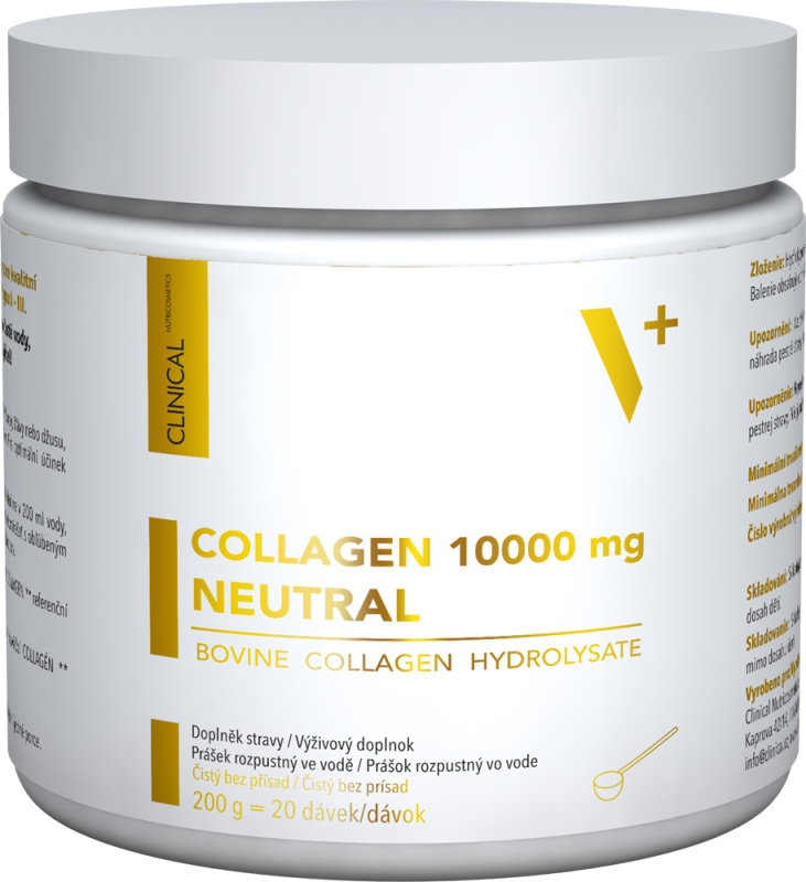 CLINICAL Collagen 10 000mg neutral bovine collagen hydrolysate 200 gramů