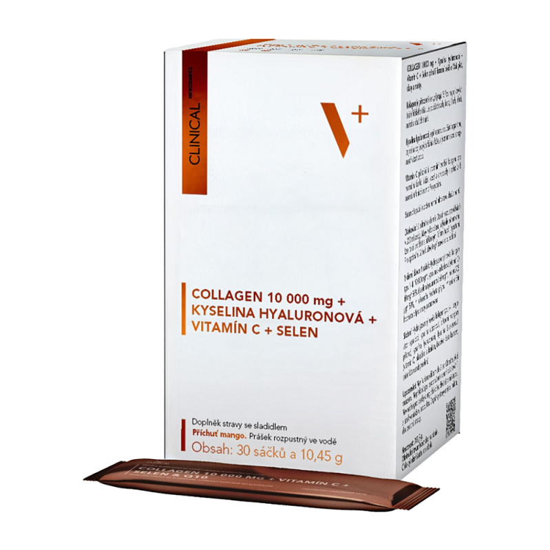 Clinical Collagen+k.Hyal.+vit.C+sel.mango30x10.45g